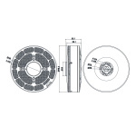 Мотор T-Motor U10 II KV100 1600W для мультикоптерів - Зображення 5