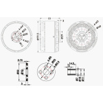 Мотор T-Motor U11 II KV120 6-12S 2783W для мультикоптерів - Зображення 5