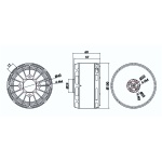 Мотор T-Motor U13 II KV130 5659W для мультикоптерів - Зображення 4