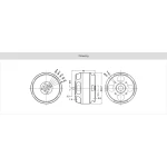 Мотор T-Motor U7 KV490 3-8S 1180W для мультикоптерів - Зображення 2