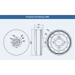 Мотор T-Motor U8 II KV190 6S 1048.8W для мультикоптерів - Зображення 6