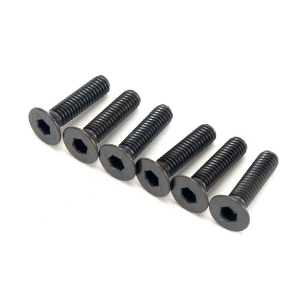 Team Magic 3.5x14mm Steel FH Screw (6)