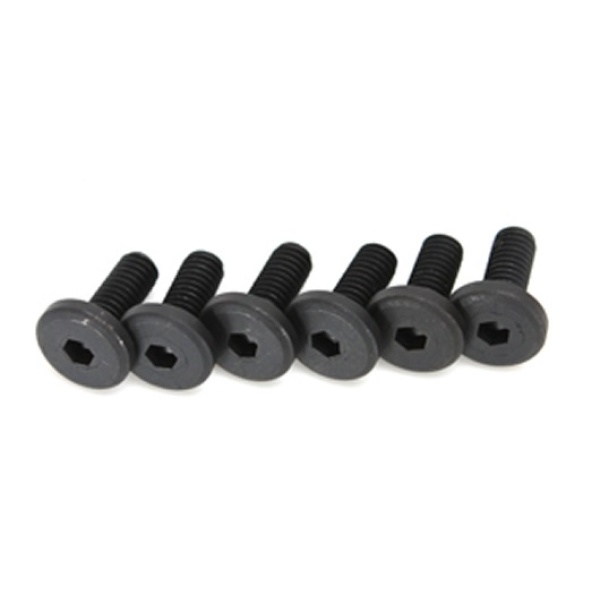 Team Magic 3x8mm Steel Flat Round Servo Mount Screw 6p