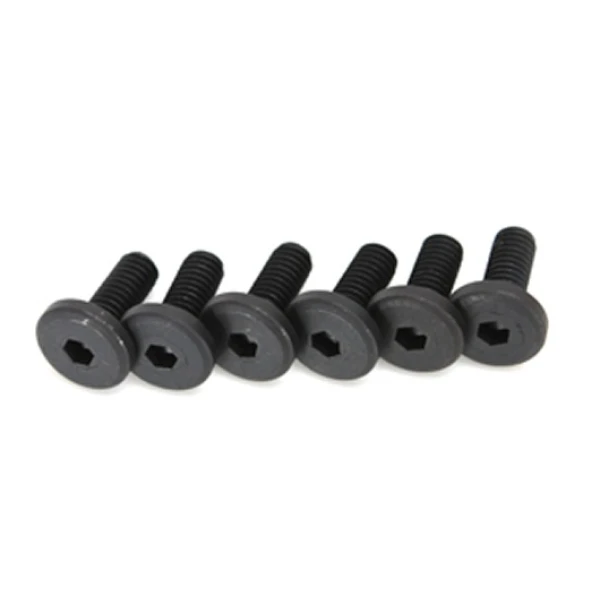 Team Magic 3x8mm Steel Flat Round Servo Mount Screw 6p
