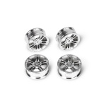 Team Magic E4 Drift Car Wheel 5 Spoke Silver 4p