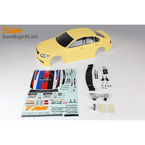 Team Magic E4D 320 Pre-painted Body Shell Yellow