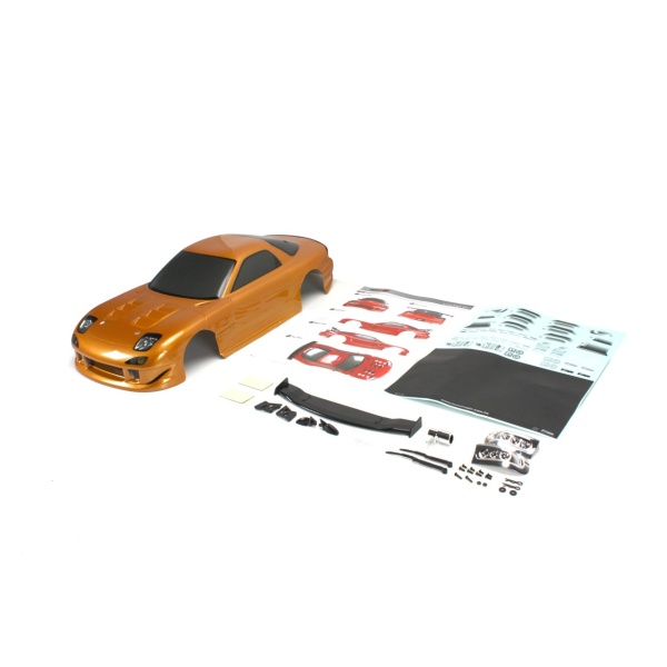 Team Magic E4D RX7 Pre-painted Body Shell Gold