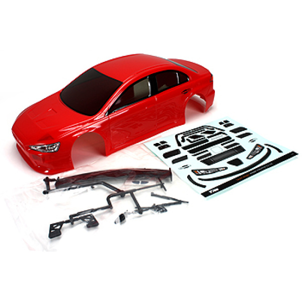 Team Magic E4D EVX Pre-painted Body Shell Red