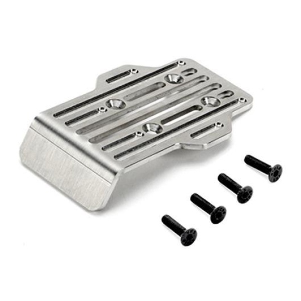Team Magic E5 Option Part - CNC Machined Stainless Chassis Guard - Front
