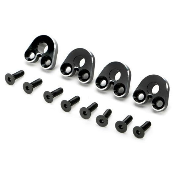 Team Magic E5 Option Part - Aluminum Pivot Ball Mount - Black 4p