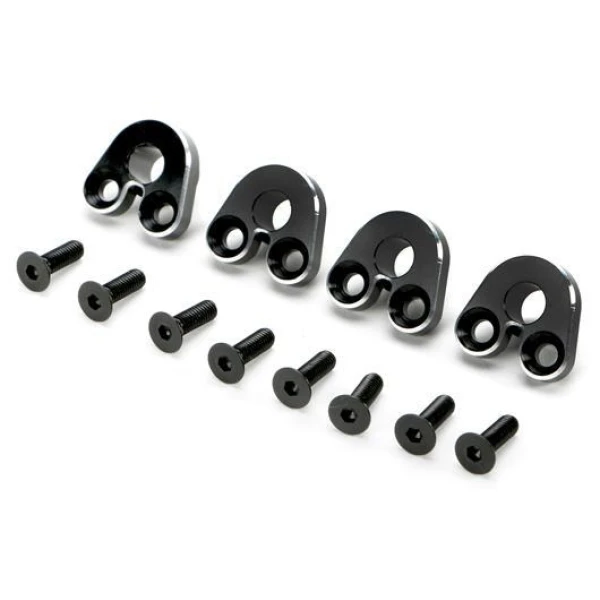 Team Magic E5 Option Part - Aluminum Pivot Ball Mount - Black 4p
