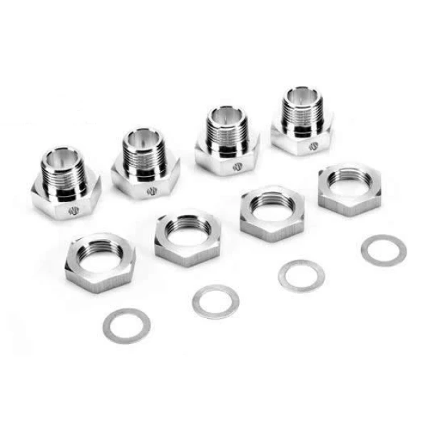 Team Magic B8 Wheel Lock Nut Long 4p