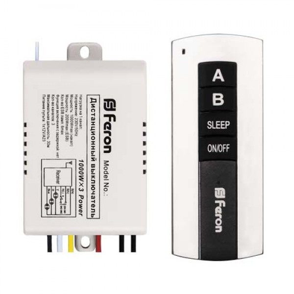 Дистанційний вимикач Feron TM75 2 channel 1000W 30M (4999)
