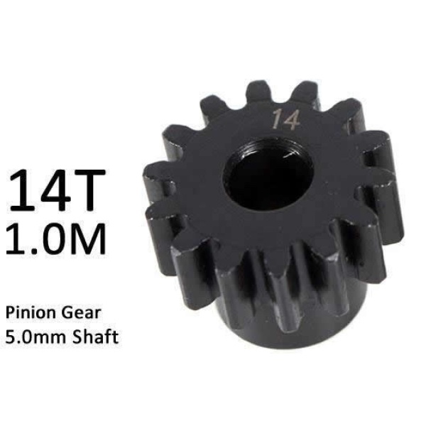 Team Magic M1.0 Pinion Gear для 5mm Shaft 14T