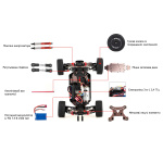 Машинка на радіокеруванні 1:14 баггі WL Toys 144001 4WD (зелений) - Зображення 6