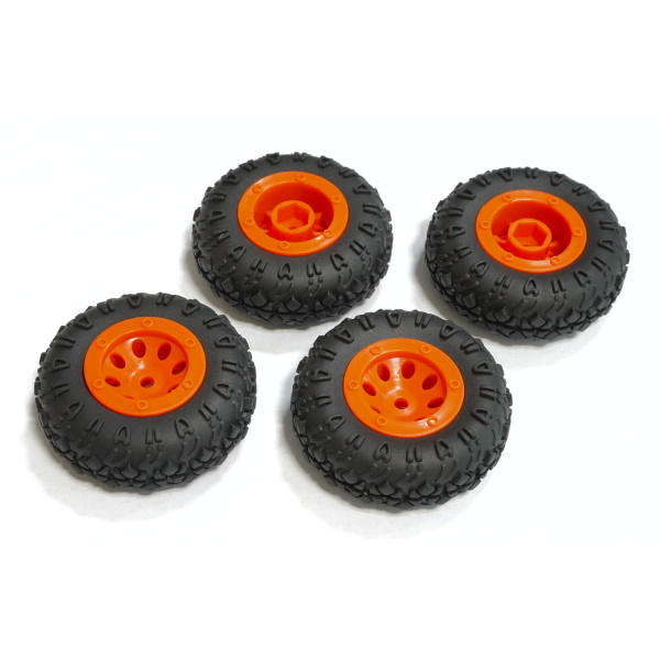 Колеса 4шт (запчастина для краулера WL Toys 24438)