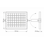 LED прожектор автономний VIDEX 30W 5000K - Зображення 6