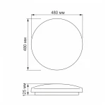 LED світильник функціональний круглий VIDEX DROP 72W 2800-6200K - Зображення 10