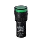 Сигнальна арматура AD16-16DS зелена 24V АC/DC