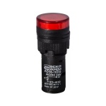 Сигнальна арматура AD16-16DS червона 24V АC/DC
