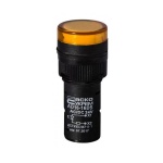 Сигнальна арматура AD16-16DS жовта 24V АC/DC