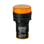 Сигнальна арматура AD22-22DS жовта 110V АC