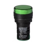 Сигнальна арматура AD22-22DS зелена 110V АC