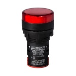 Сигнальна арматура AD22-22DS червона 220V АC