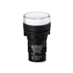 Сигнальна арматура AD22-22DS біла 220V АC