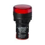 Сигнальна арматура AD22-22DS червона 220V DC
