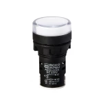 Сигнальна арматура AD22-22DS біла 220V DC