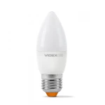 LED лампа VIDEX C37e 7W E27 4100K 220V 20шт/ящ (VL-C37e-07274) - Зображення 2
