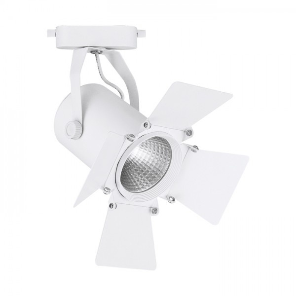Трековий світильник Feron AL110 COB 20W 1800LM 4000K IP40 білий 105*235mm (6468)