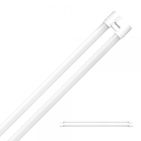 Світлодіодний лінійний світильник Feron AL5012 230V 2*9W 1500LM 4000К, 60см, IP20 (5267)