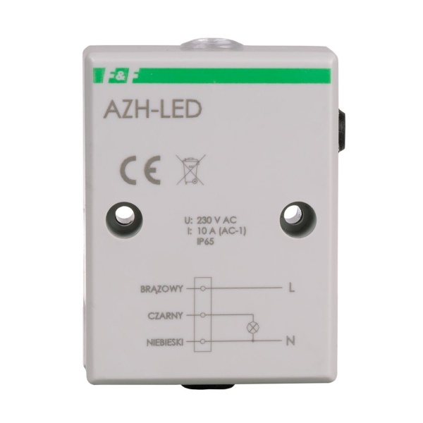 Сутінкове реле F&F AZH-LED, 10А