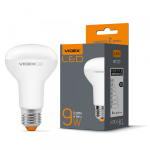 LED лампа VIDEX R63e 9W E27 4100K 220V 20шт/ящ (VL-R63e-09274)