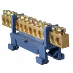 BC-512 6х9 12 відп. Нульова шина з ізолятором на Din-рейку - Зображення 2