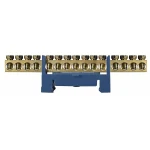 BC-515 6х9 15 відп. Нульова шина з ізолятором на Din-рейку