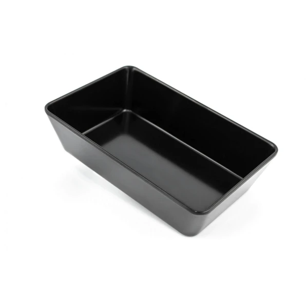 Страва для викладення продуктів, 22.5×14.7×6 см, чорна