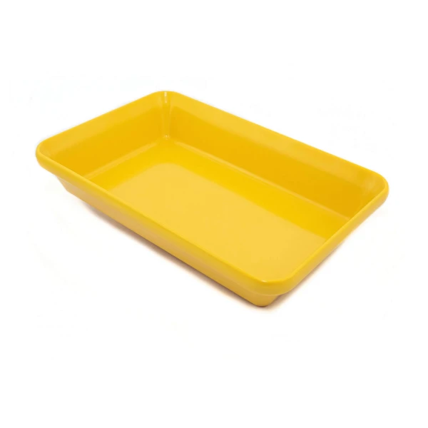 Страва для викладання продуктів з меламіну, 30×19.5×5.5 см, пісочне