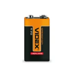 Батарейка сольова Videx 6F22/9V (Крона) 1pcs SHRINK (24/480) (6F22/9V/S)