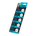 Батарейка літієва Videx CR2025 5pcs BLISTER CARD (100/1200) (CR2025 5pc)