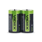 Батарейка лужна Videx LR2O/D 2pcs SHRINK (12/144) (LR2O/D 2pcs S)