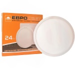 Світильник точковий врізний ЄВРОСВІТЛО 24Вт коло LED-R-300-24 4200К - Зображення 3