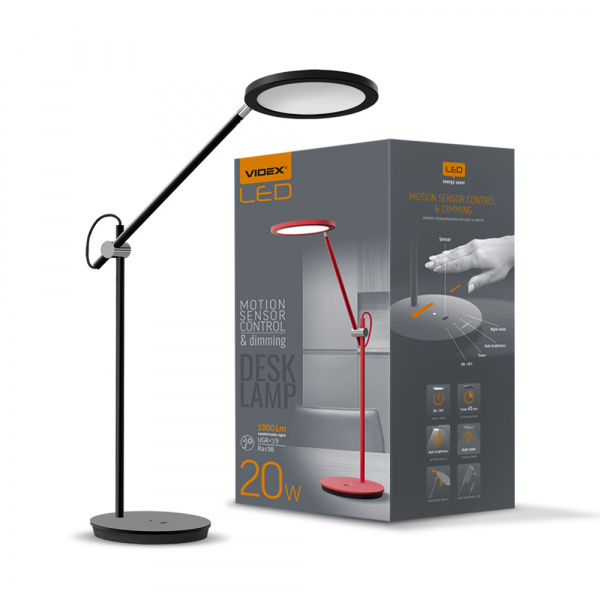LED лампа настільна VIDEX VL-TF15B 20W 4100K