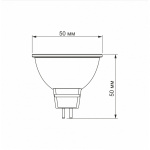 LED лампа TITANUM MR16 6W GU5.3 3000K - Зображення 3