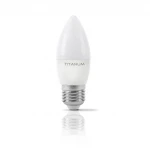 LED лампа TITANUM C37 6W E27 4100K 220V 50шт/ящ - Зображення 2
