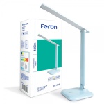Настільний світлодіодний світильник Feron DE1725 блакитний 30LED 9W (36*15*15cm) IP20 (5795)