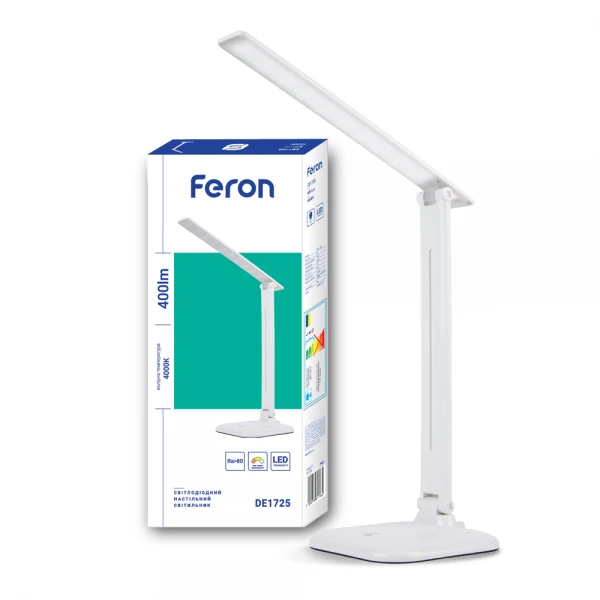 Настільний світлодіодний світильник Feron DE1725 30LED 9W (36*15*15cm) IP20 (5297)