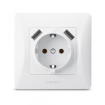 VIDEX BINERA Розетка 1а із заземленням та 2USB біла (VF-BNSK1GU2-W) (20/120) - Зображення 2